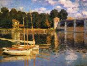 The Bridge at Argenteuil Claude Monet